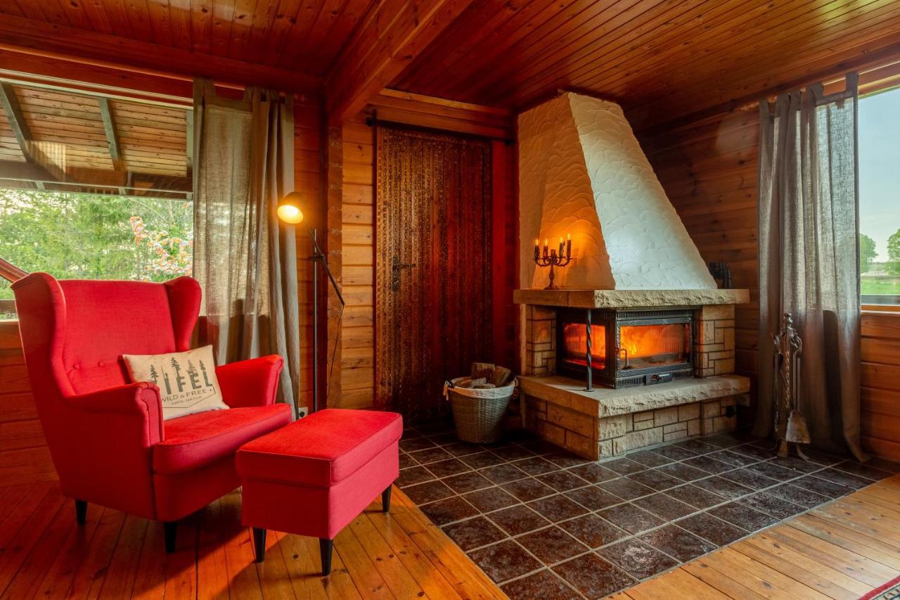 Blockhaus Eifelsteig W/ Kamin Garten & Feuerstelle Berndorf  Eksteriør billede